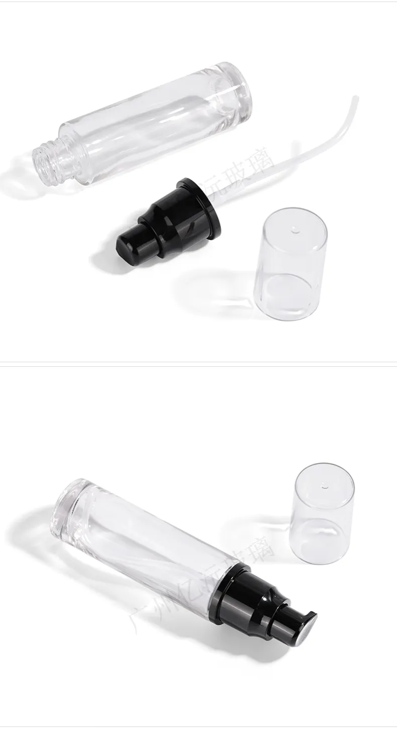 Glass Cosmetic Foundation Bottle Model 156 | Custom Wholesale | OEM Manufacturer China