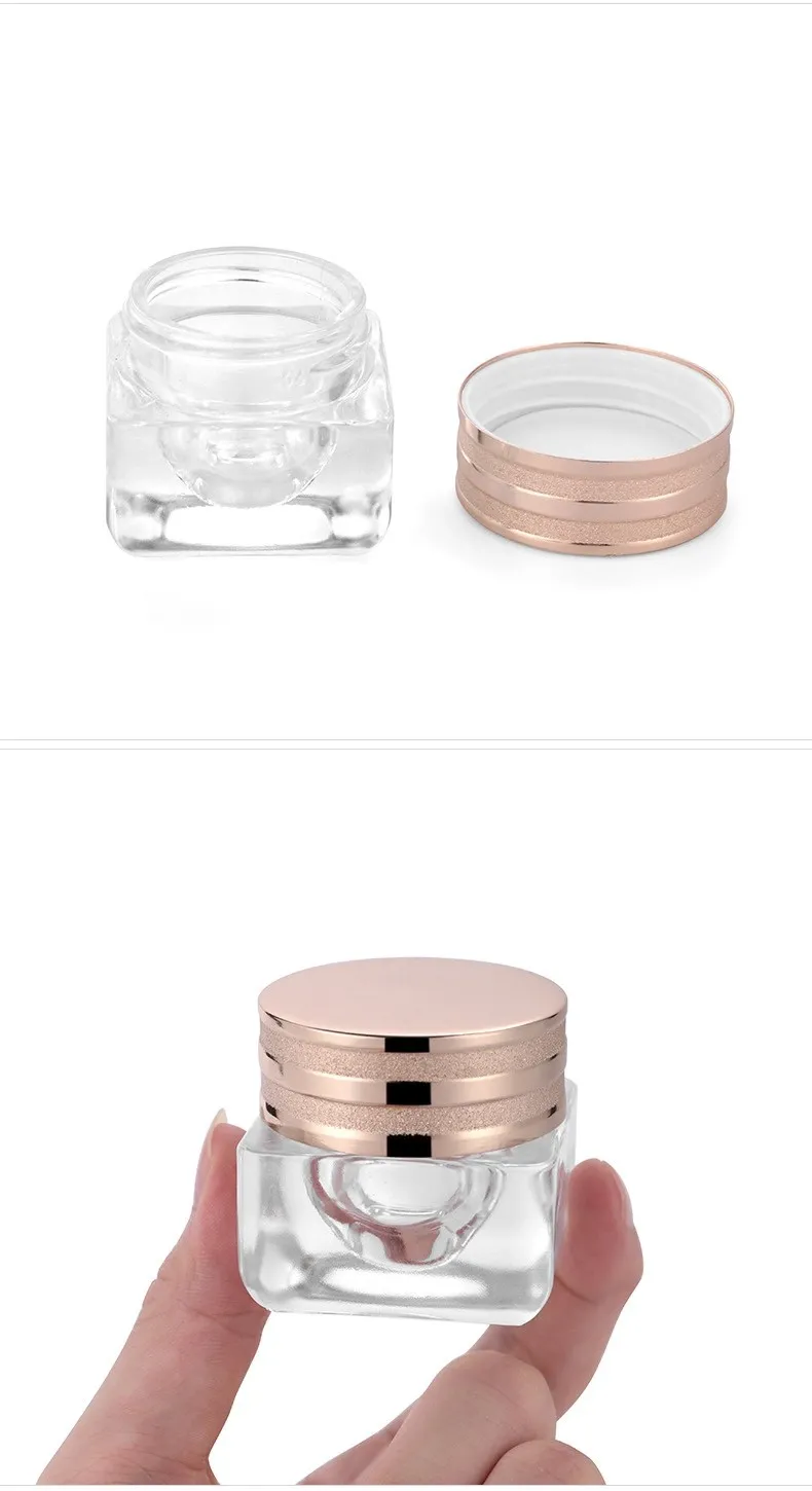 Glass Cosmetic Cream Jar Model 158 | Custom Skincare Packaging | OEM Manufacturer China