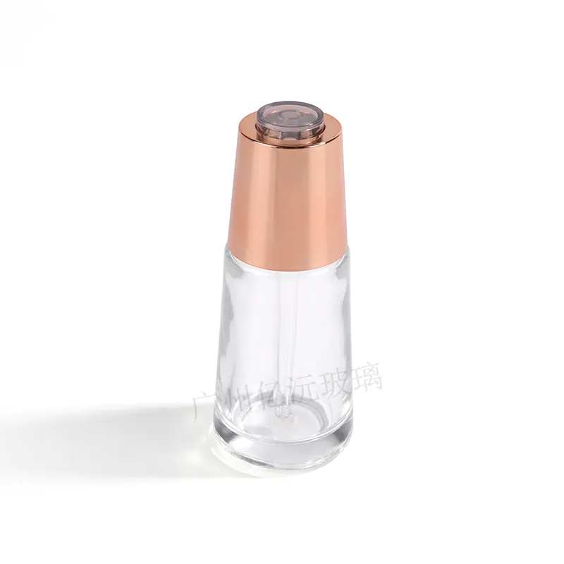 Model 161 Glass Dropper Bottle 10ml 15ml 30ml Clear Glass Essential Oil OEM Packaging detail view OEM custom packaging