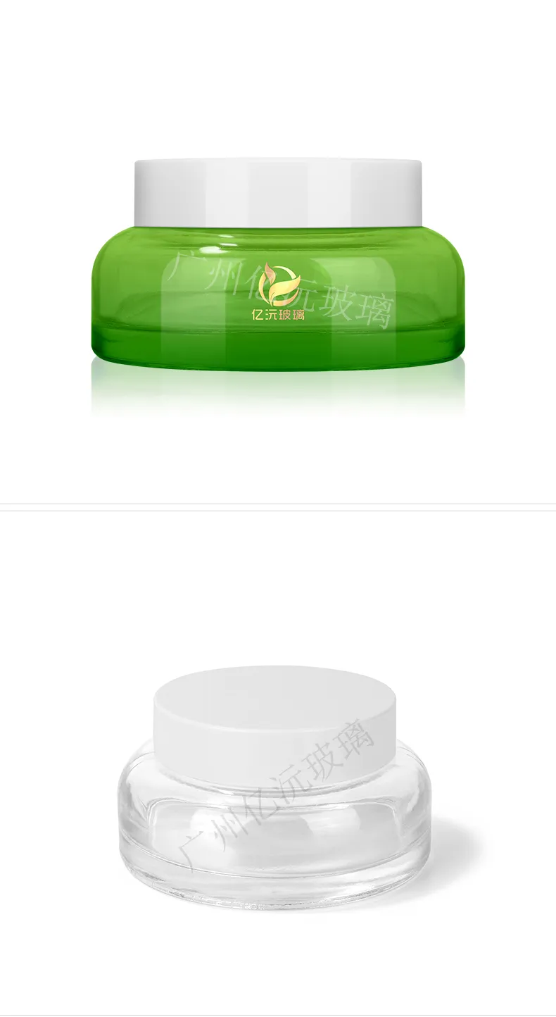 Glass Cosmetic Cream Jar Model 167 | Custom Skincare Packaging | OEM Manufacturer China