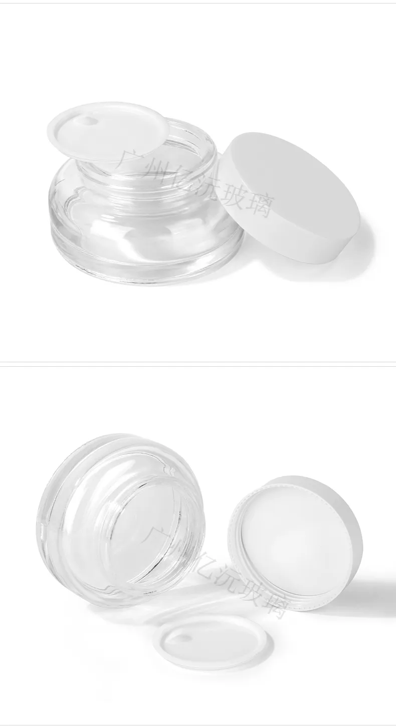 Glass Cosmetic Cream Jar Model 167 | Custom Skincare Packaging | OEM Manufacturer China