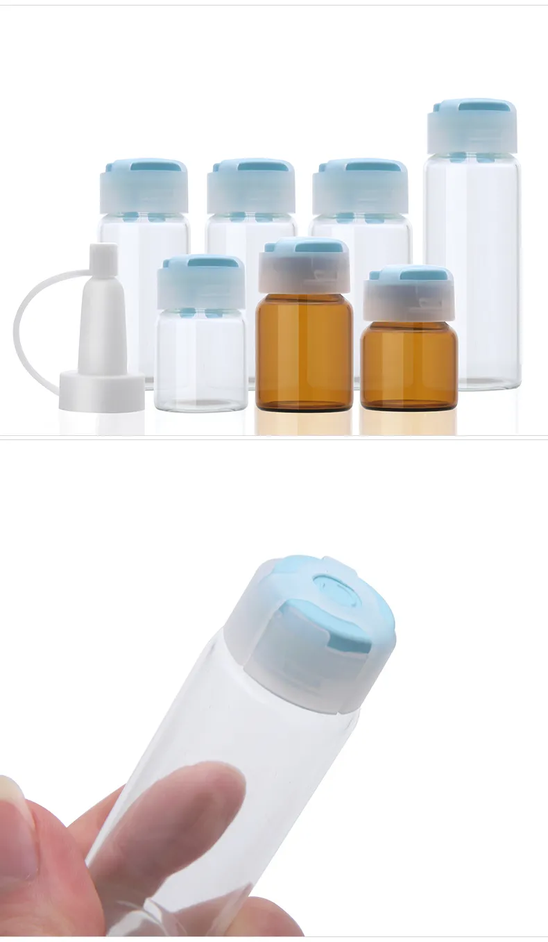 Glass Ampoule Serum Vial Model 170 | Custom Cosmetic Sample | OEM Manufacturer China