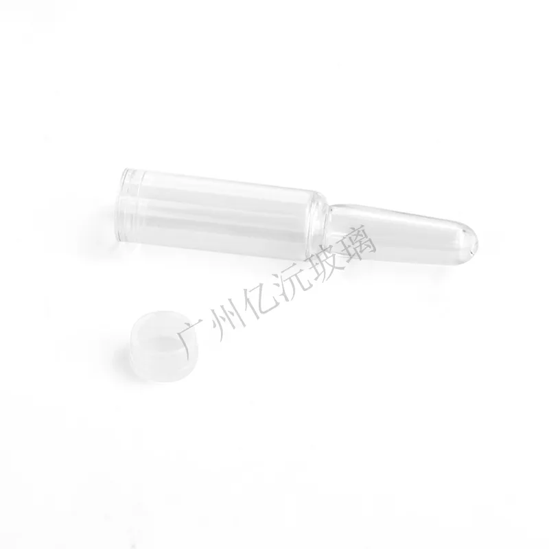 Model 172 PETG Plastic Ampoule Bottle 5ml 10ml Clear Cosmetic Serum Single Use Packaging detail view OEM custom packaging