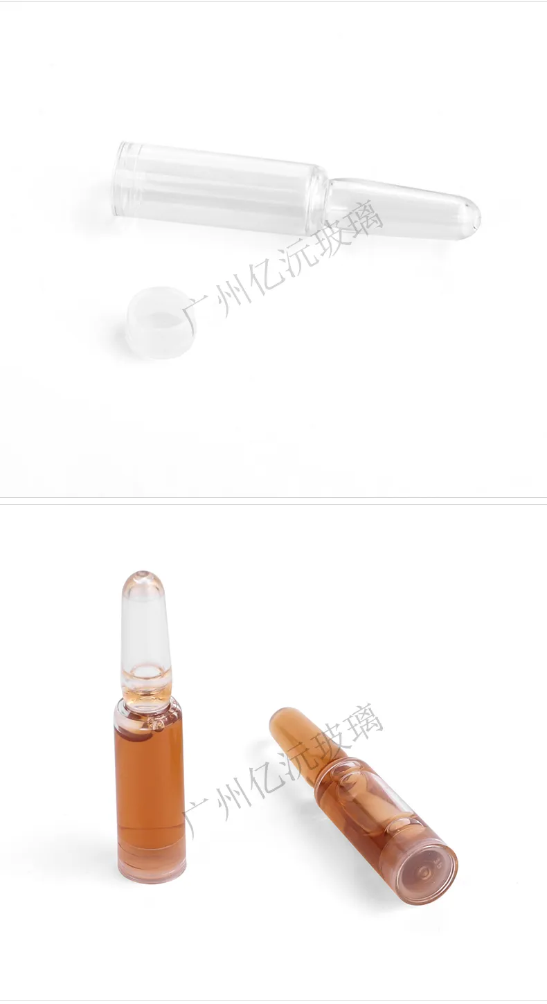 Model 172 PETG Plastic Ampoule Bottle 5ml 10ml Clear Cosmetic Serum Single Use Packaging additional view 7 OEM custom pack...