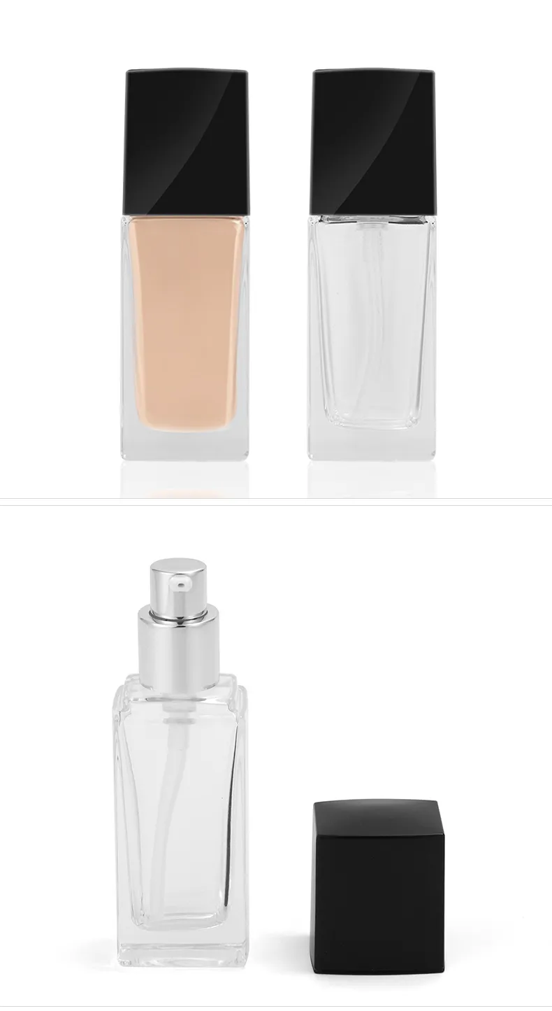 Glass Cosmetic Foundation Bottle Model 173 | Custom Wholesale | OEM Manufacturer China