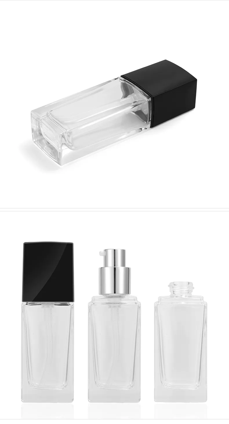 Glass Cosmetic Foundation Bottle Model 173 | Custom Wholesale | OEM Manufacturer China