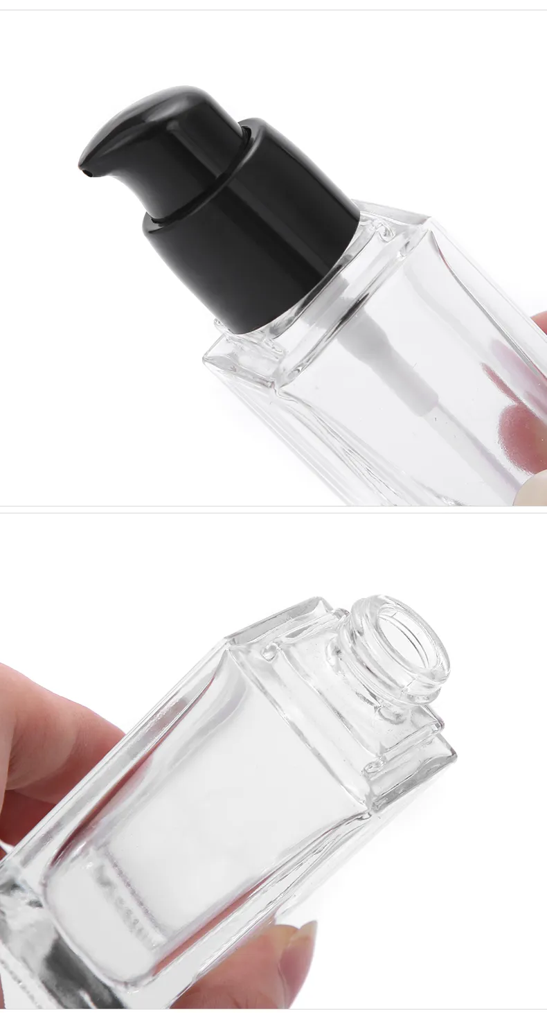 Glass Cosmetic Foundation Bottle Model 174 | Custom Wholesale | OEM Manufacturer China