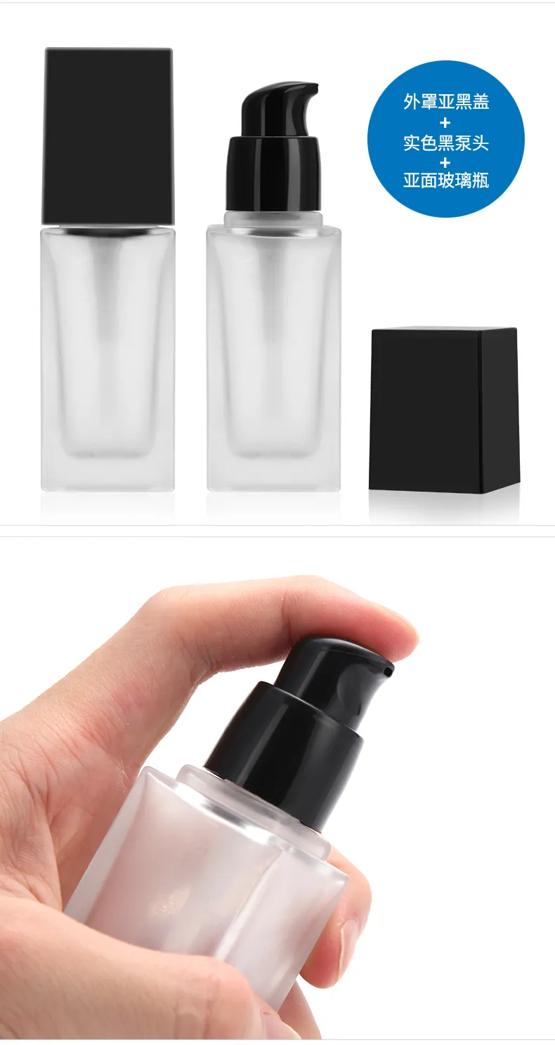 Glass Cosmetic Foundation Bottle Model 174 | Custom Wholesale | OEM Manufacturer China