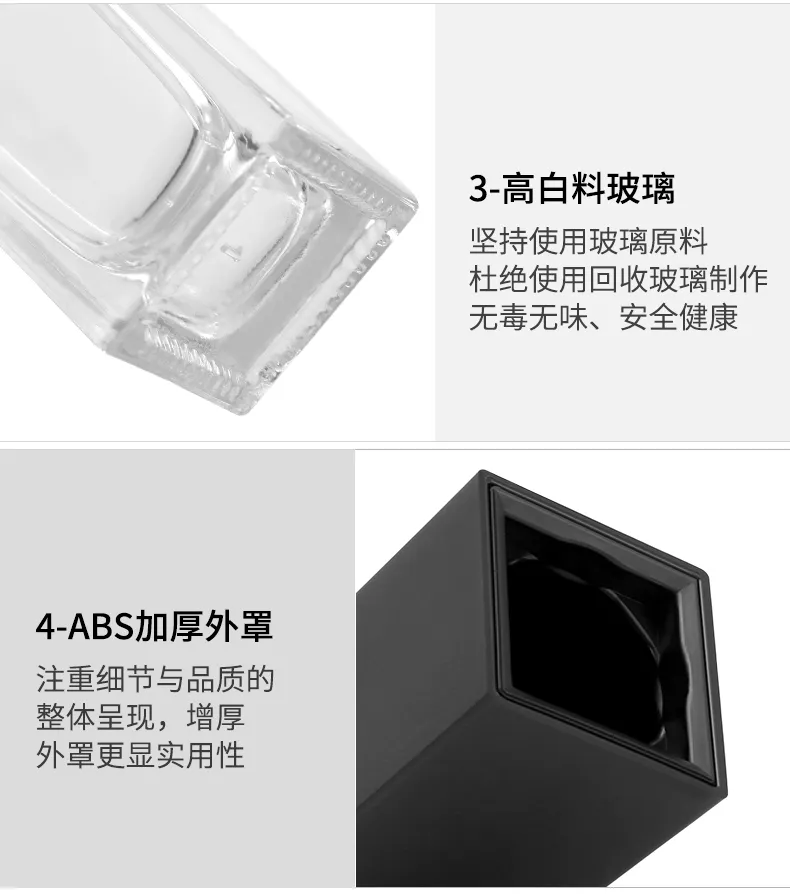 Glass Cosmetic Foundation Bottle Model 174 | Custom Wholesale | OEM Manufacturer China