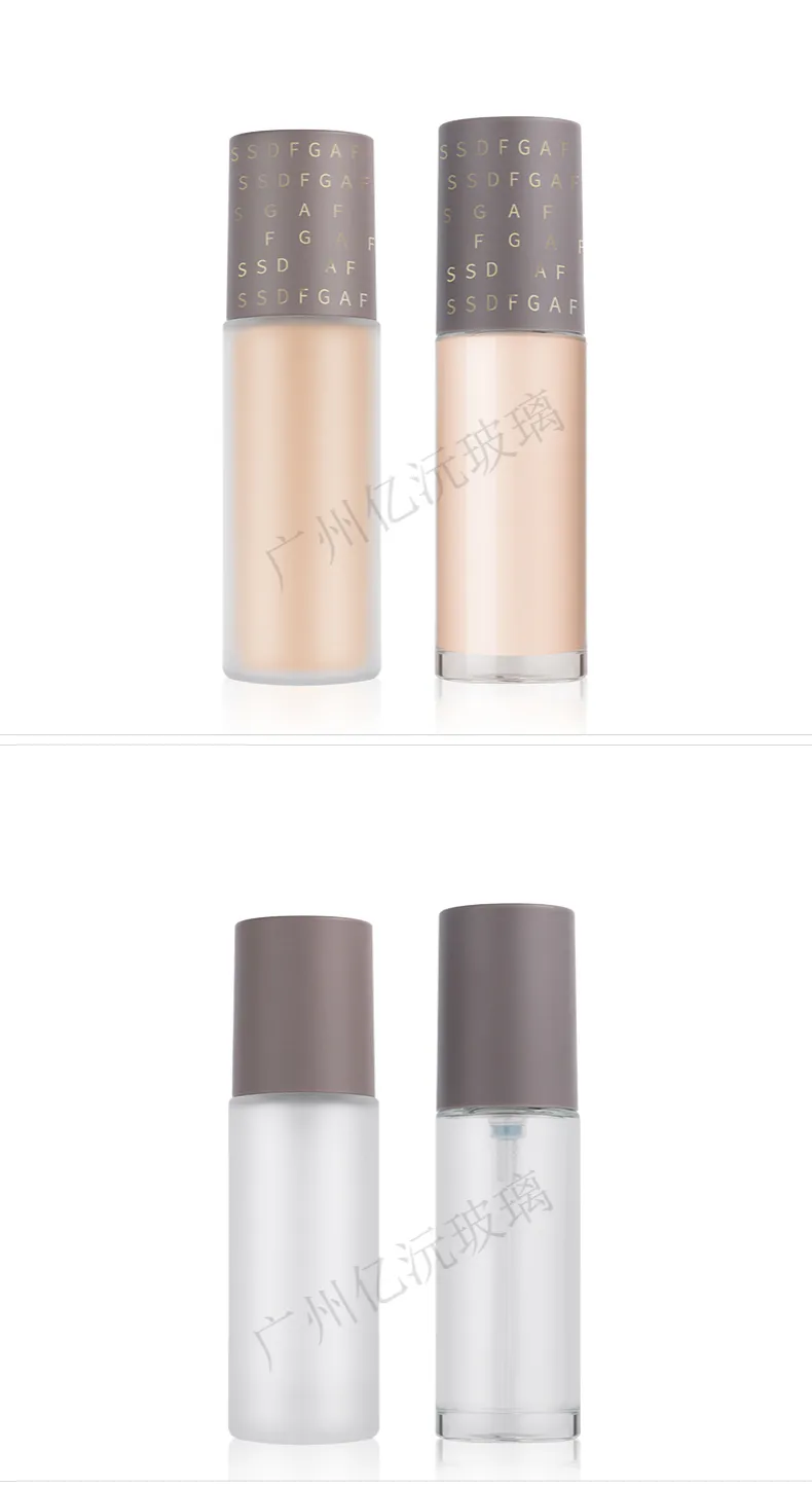 Glass Cosmetic Foundation Bottle Model 175 | Custom Wholesale | OEM Manufacturer China