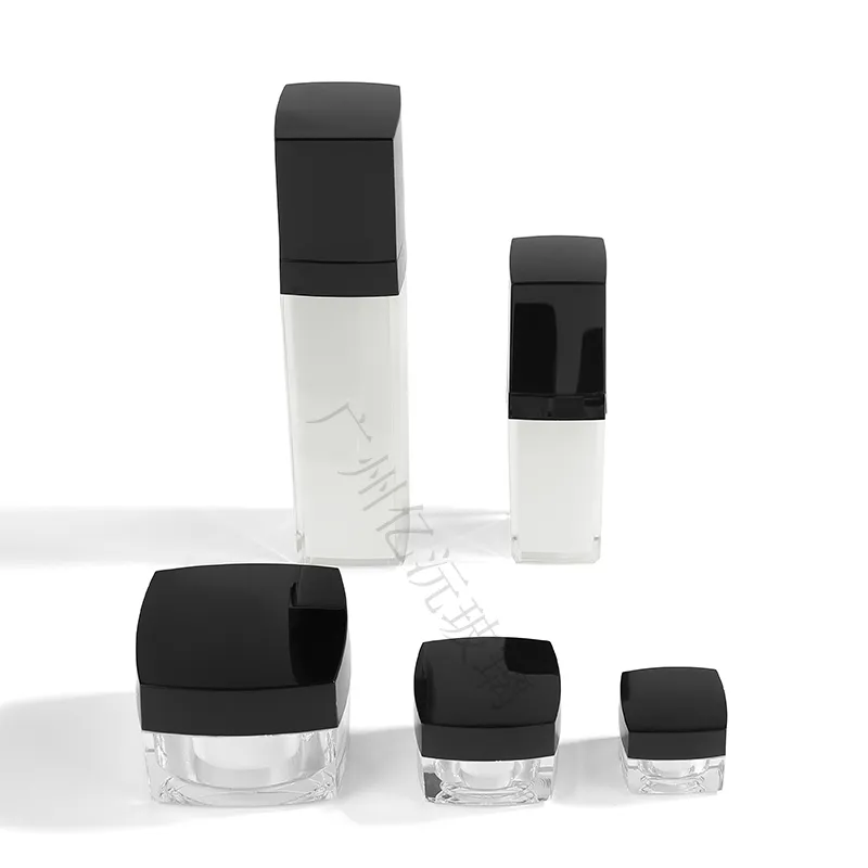 Model 177 Acrylic Cosmetic Bottle – 50ml 100ml Clear PETG Packaging - view 5
