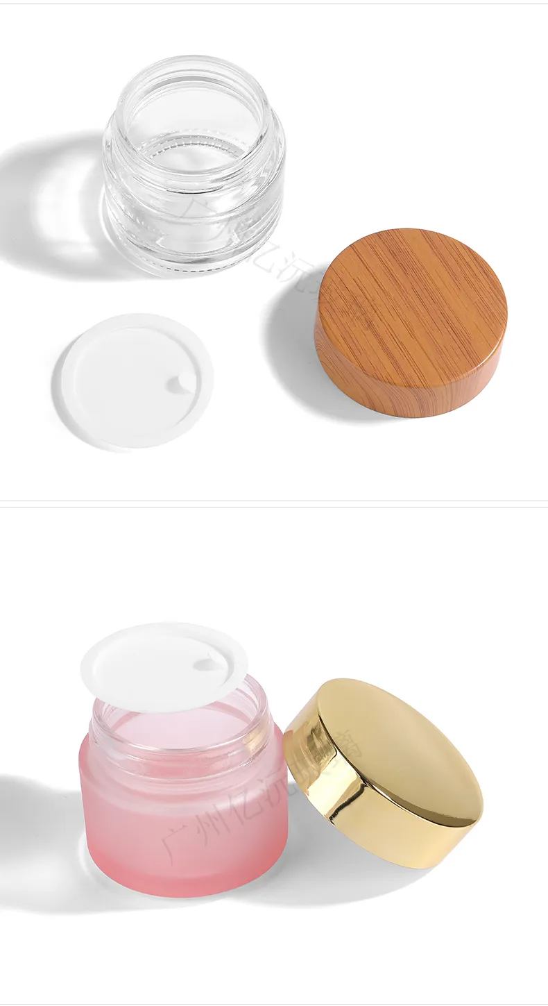 Glass Cosmetic Cream Jar Model 184 | Custom Skincare Packaging | OEM Manufacturer China