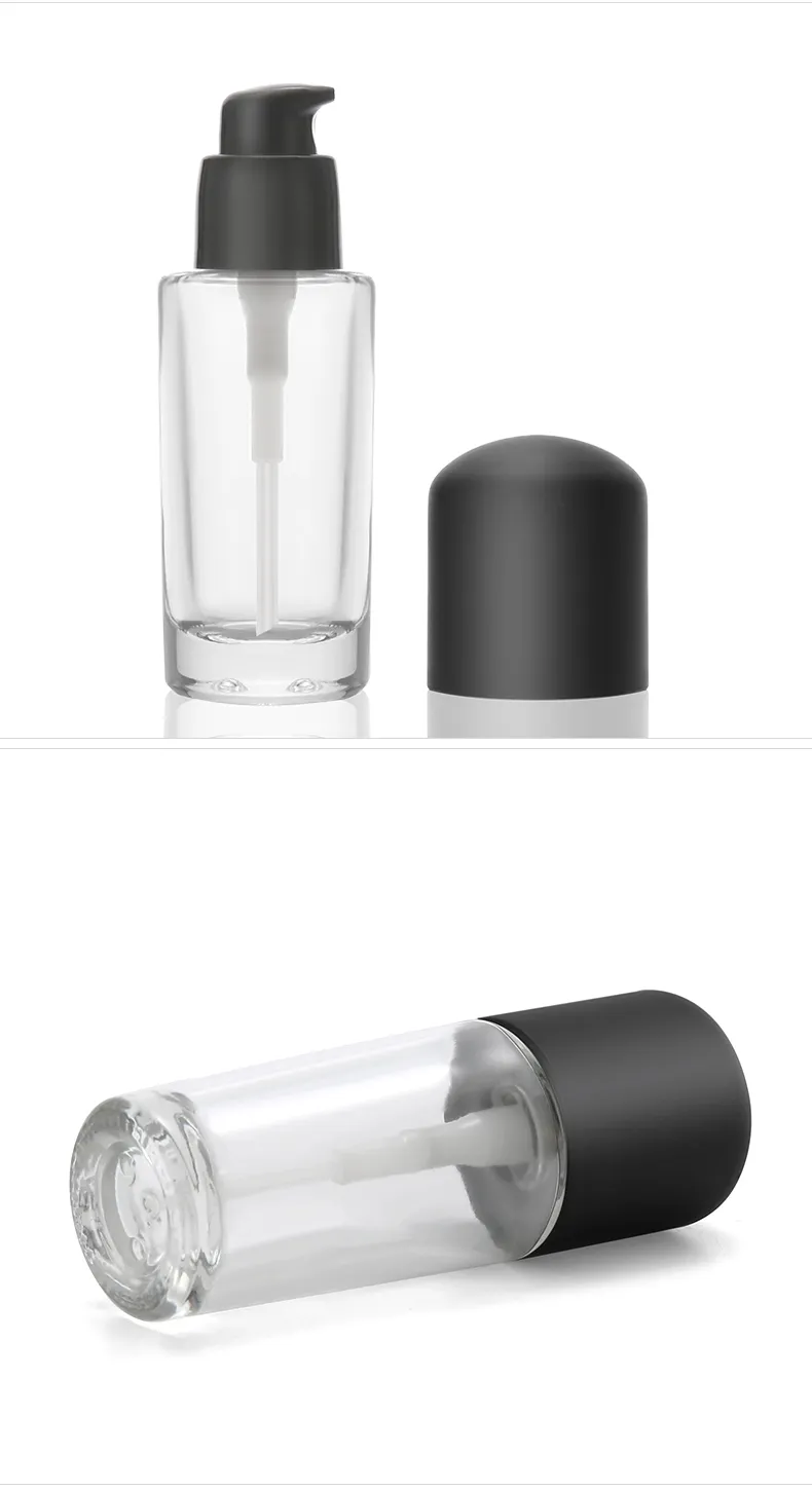 Glass Cosmetic Foundation Bottle Model 186 | Custom Wholesale | OEM Manufacturer China