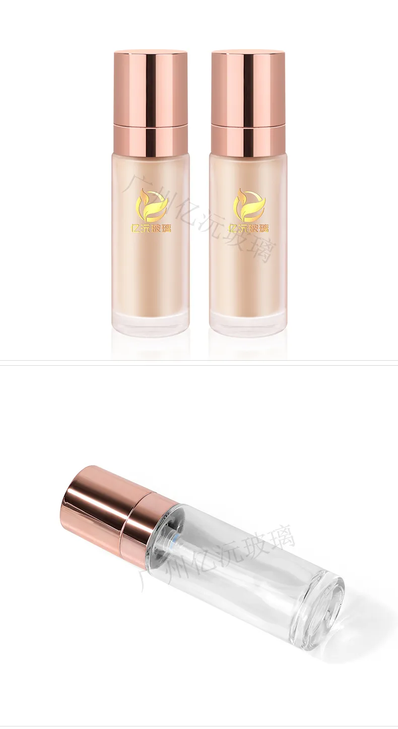 Glass Cosmetic Foundation Bottle Model 189 | Custom Wholesale | OEM Manufacturer China
