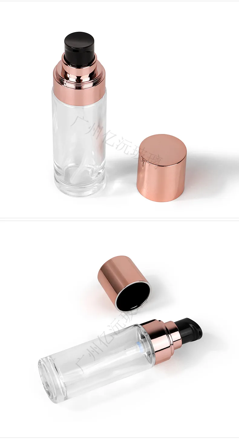 Glass Cosmetic Foundation Bottle Model 189 | Custom Wholesale | OEM Manufacturer China