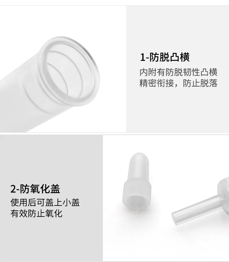 Model 192 Short Ampoule Bottle Dropper Sleeve Cover Cap Plastic Packaging Accessory additional view 13 OEM custom packaging