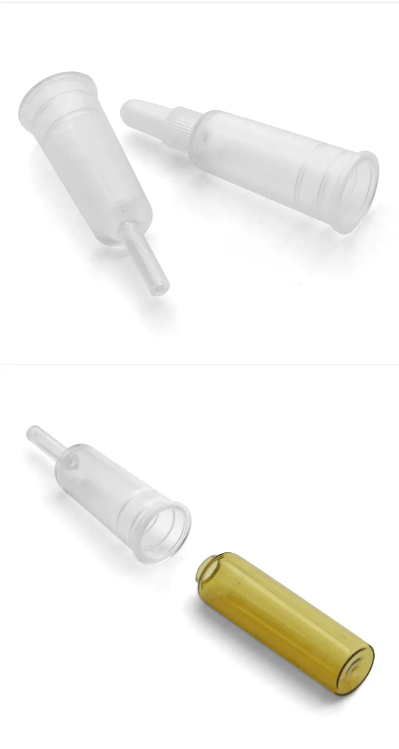 Model 192 Short Ampoule Bottle Dropper Sleeve Cover Cap Plastic Packaging Accessory additional view 8 OEM custom packaging
