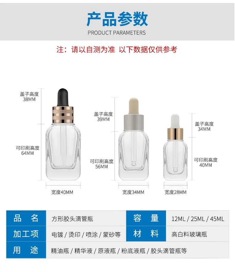 Model 201 Glass Dropper Bottle 10ml 20ml 30ml Glass Aromatherapy Serum OEM Packaging additional view 12 OEM custom packaging