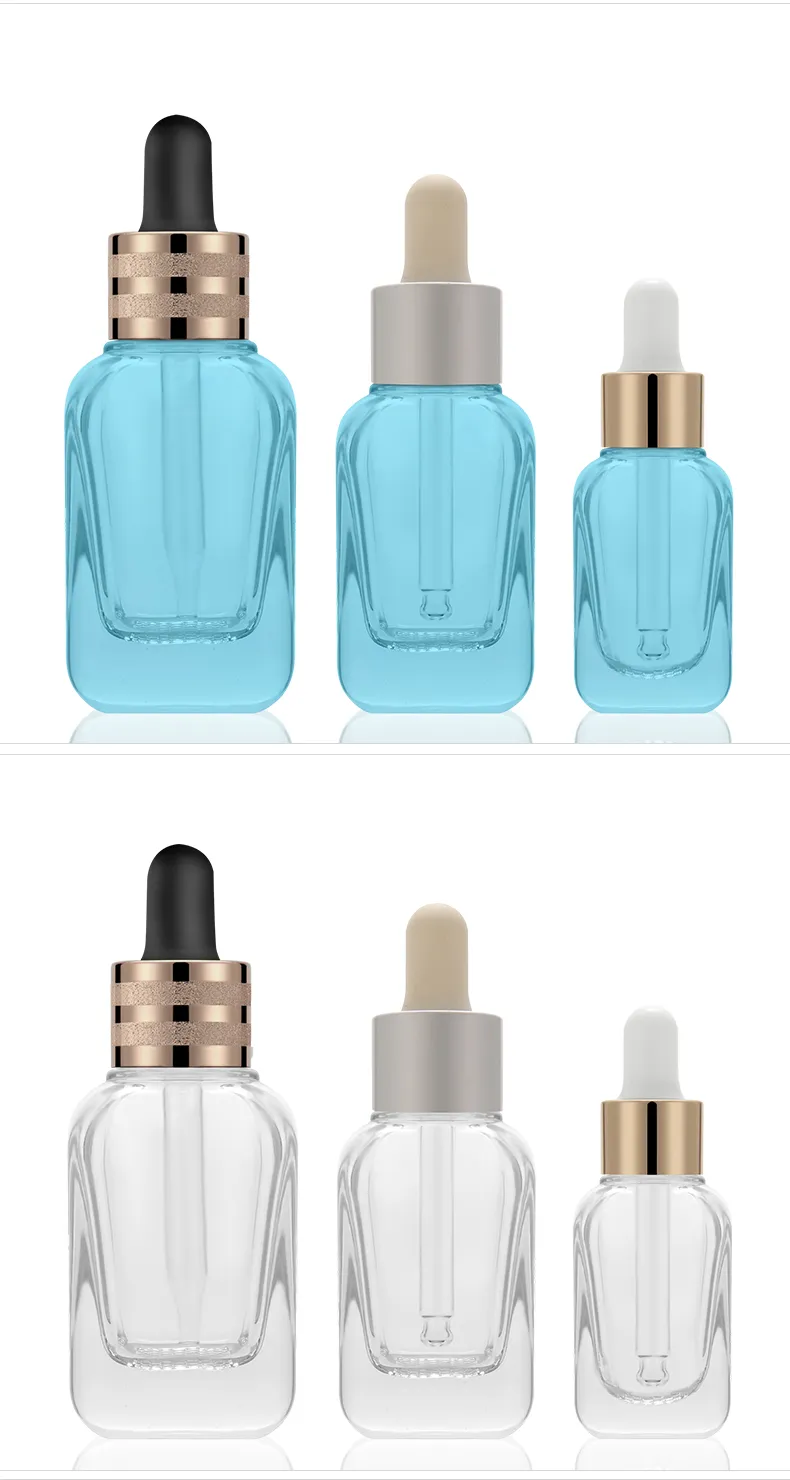Model 201 Glass Dropper Bottle 10ml 20ml 30ml Glass Aromatherapy Serum OEM Packaging additional view 6 OEM custom packaging