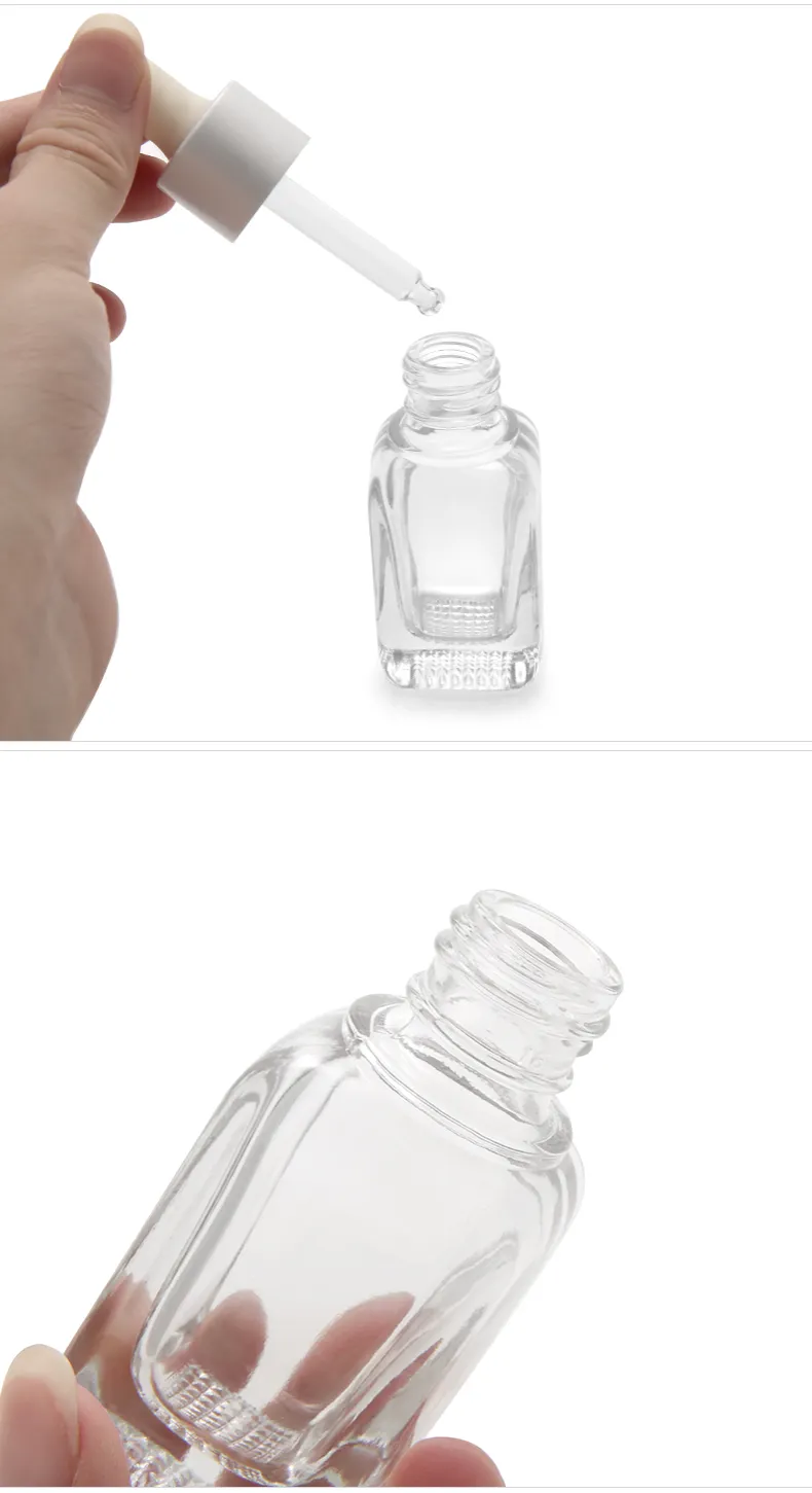 Model 201 Glass Dropper Bottle 10ml 20ml 30ml Glass Aromatherapy Serum OEM Packaging additional view 8 OEM custom packaging