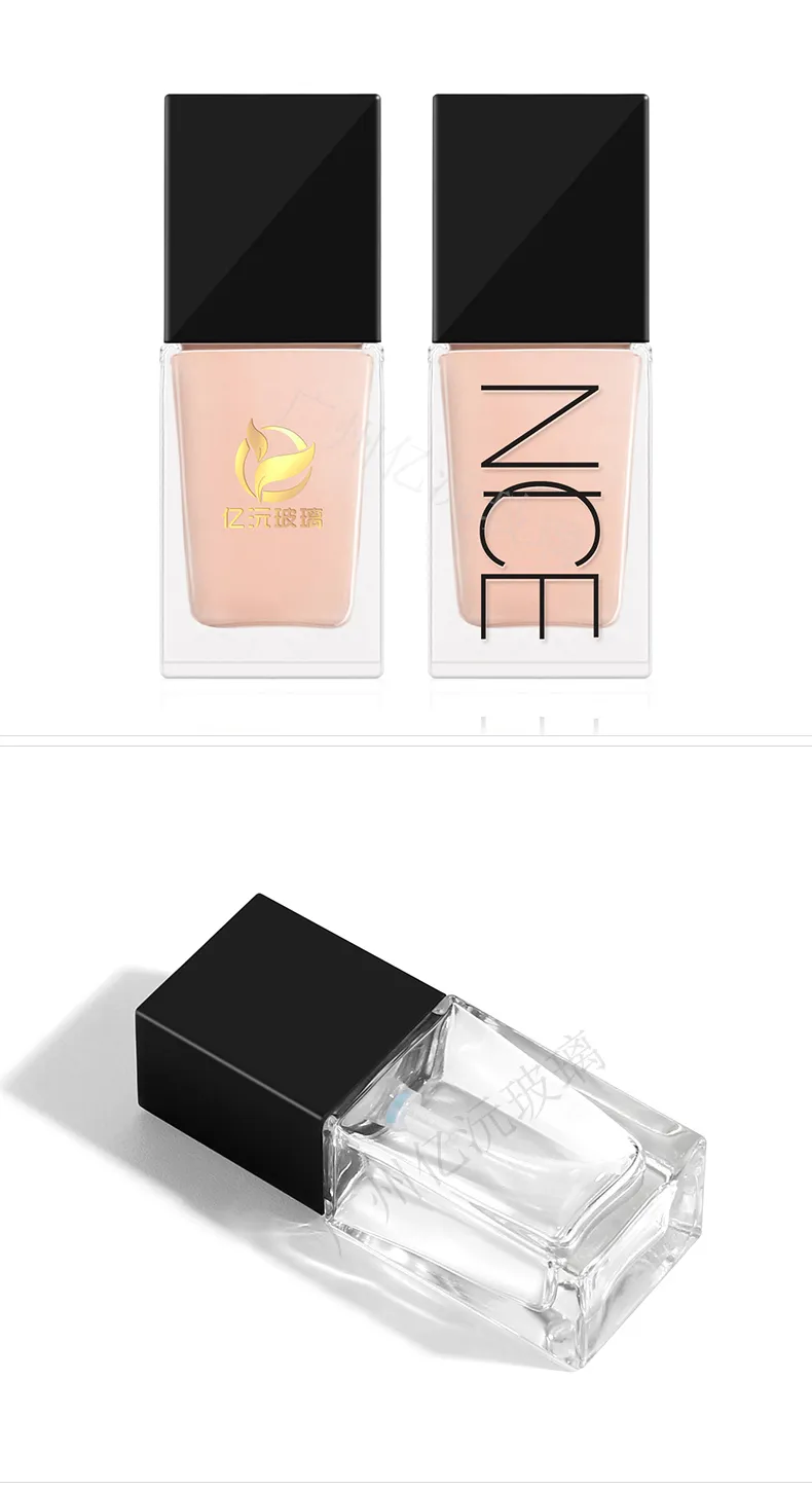 Glass Cosmetic Foundation Bottle Model 203 | Custom Wholesale | OEM Manufacturer China