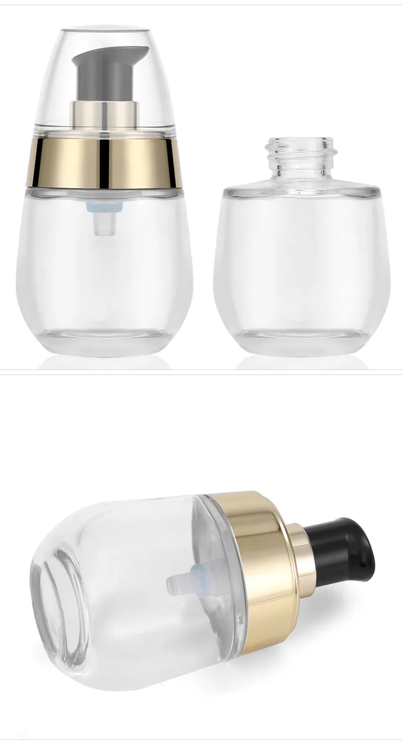 Glass Cosmetic Foundation Bottle Model 204 | Custom Wholesale | OEM Manufacturer China