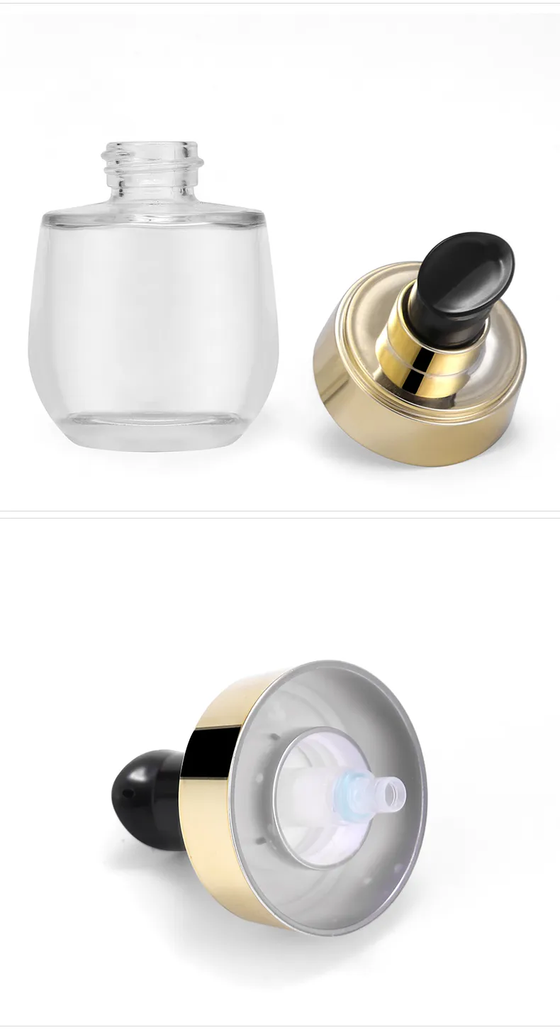 Glass Cosmetic Foundation Bottle Model 204 | Custom Wholesale | OEM Manufacturer China