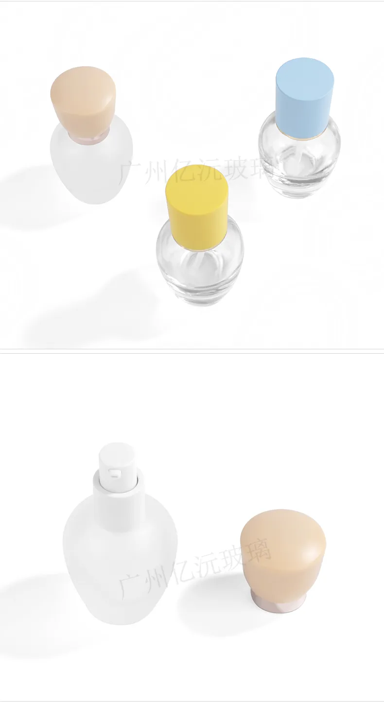 Glass Cosmetic Foundation Bottle Model 205 | Custom Wholesale | OEM Manufacturer China