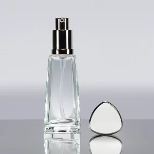 Glass Foundation Bottle 30ml Triangle Lotion Bottle | Custom Wholesale | OEM Manufacturer China - Image 1