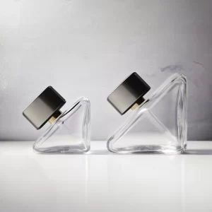 Glass Perfume Bottle Triangle Shape | Custom Wholesale | OEM Manufacturer China - Image 1