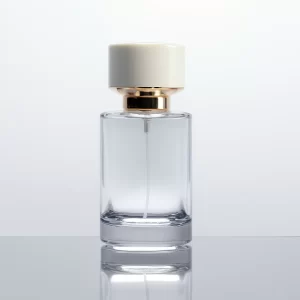Glass Perfume Bottle Cylindrical Flat Shoulder | Custom Wholesale | OEM Manufacturer China - Image 1