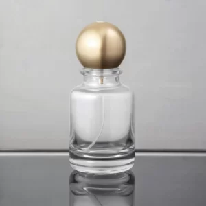Glass Perfume Bottle Exquisite Round Shape | Custom Wholesale | OEM Manufacturer China - Image 1