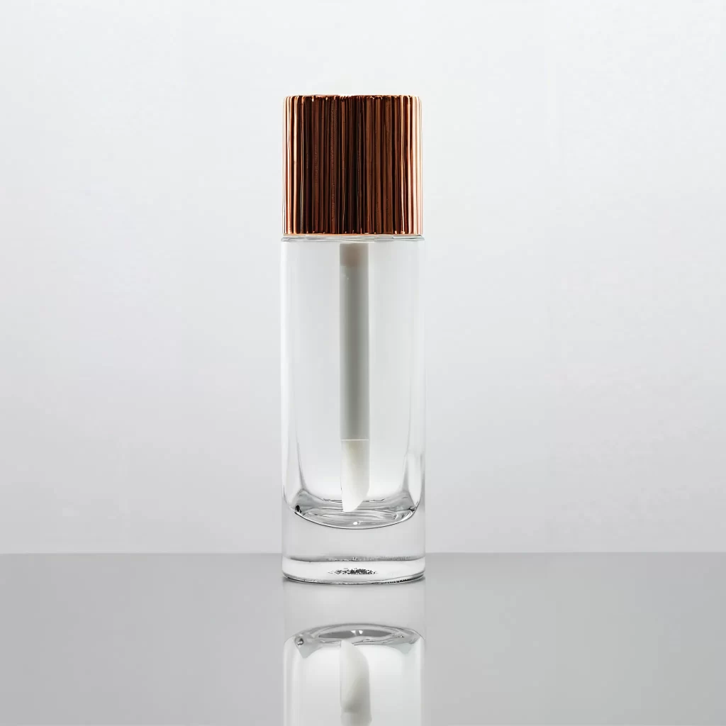 Glass Foundation Bottle Cylindrical with Applicator Stick for Serum | Custom Wholesale | OEM Manufacturer China - Image 1