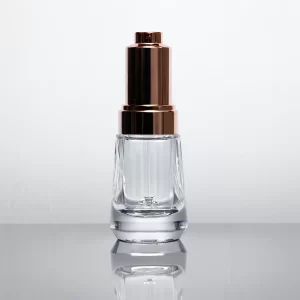 Glass Dropper Bottle 30ml Patterned Essence Bottle for Serum | Custom Wholesale | OEM Manufacturer China - Image 1