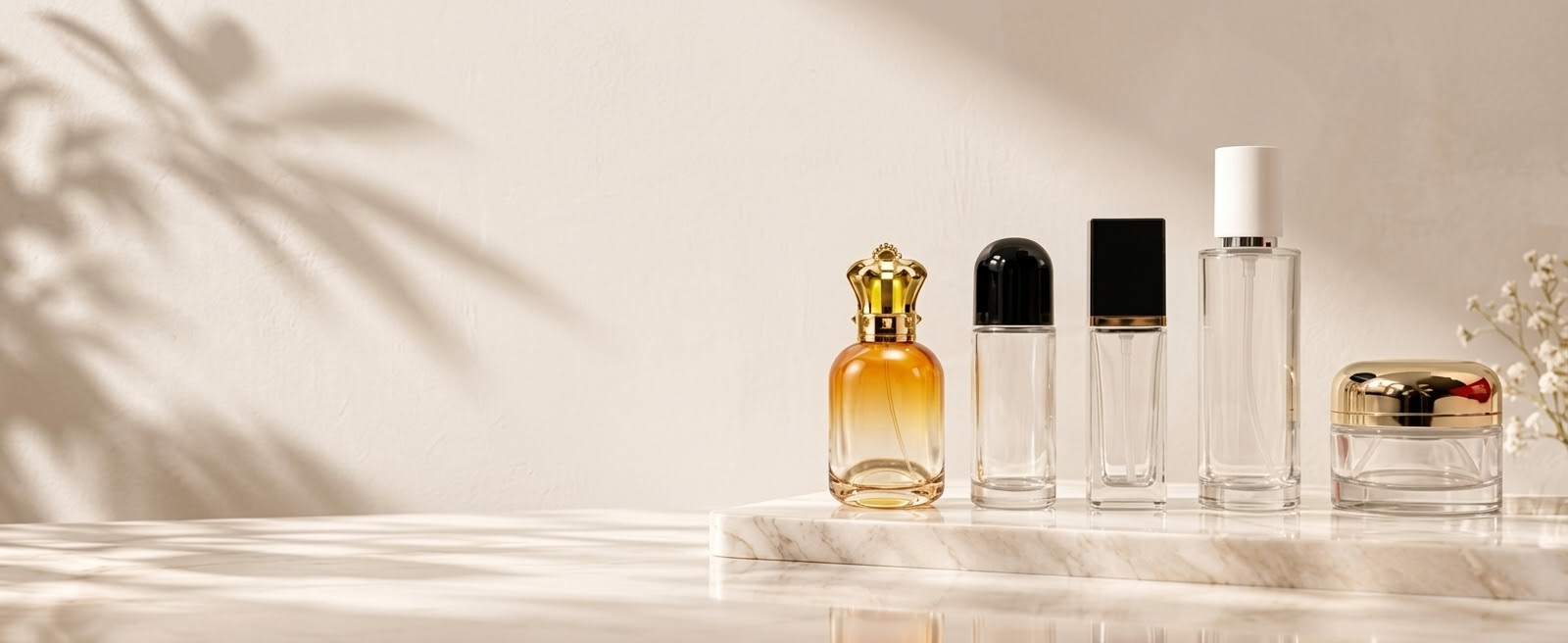 Cosmetic packaging bottles