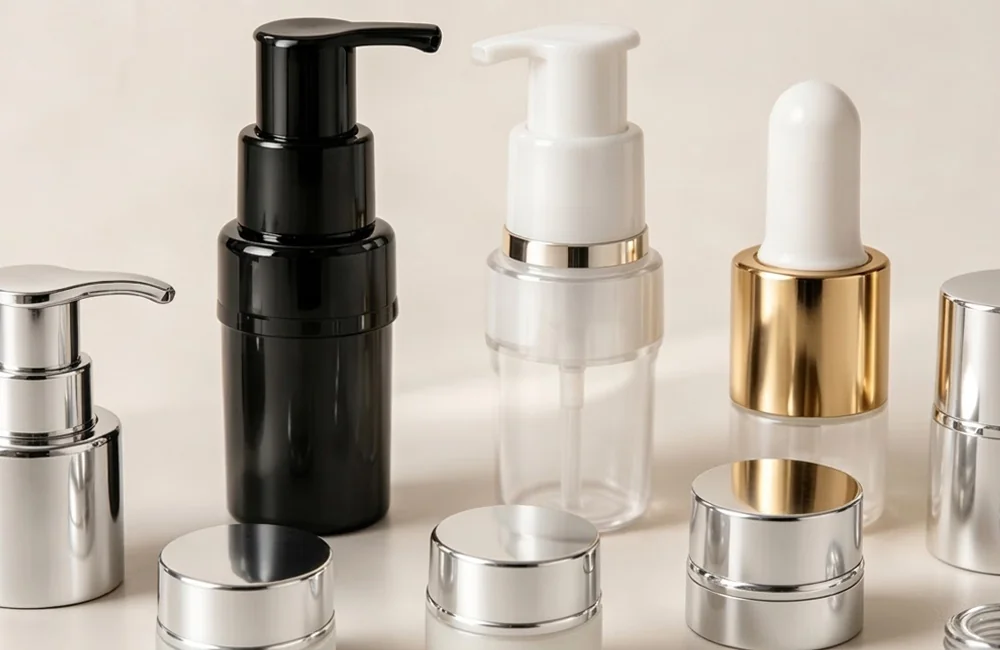 Closures pumps and components