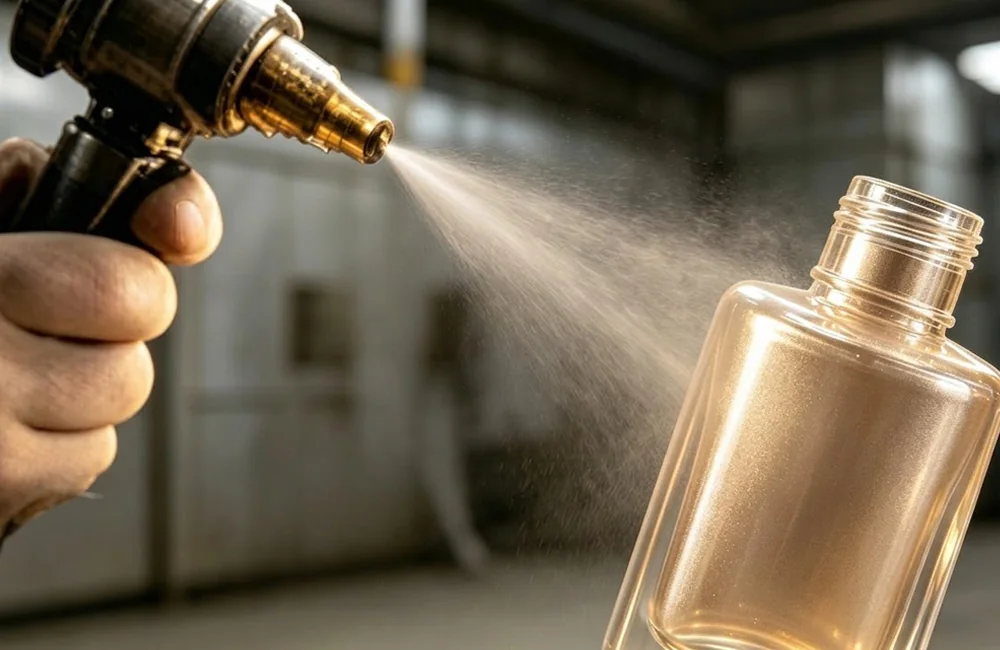 Bottle finishing and decoration
