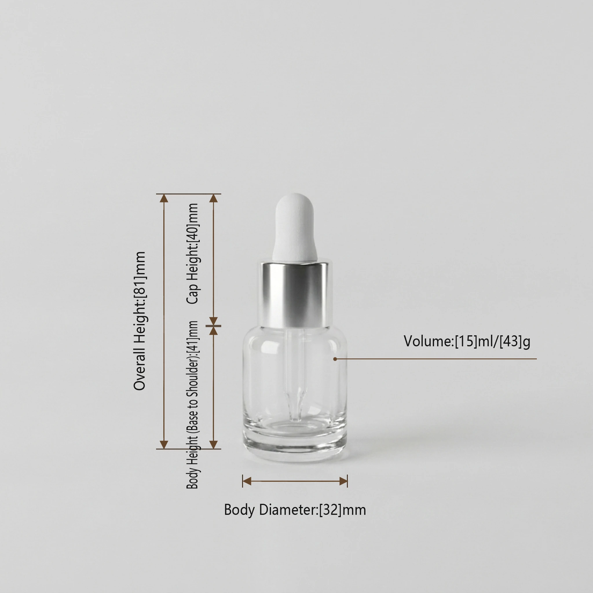 15ml Cylindrical Glass Dropper Bottle detail 005